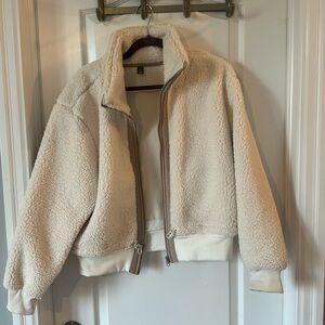Shearling Bomber Style Coat Sasha Exeter X Joe Fresh Exclusive